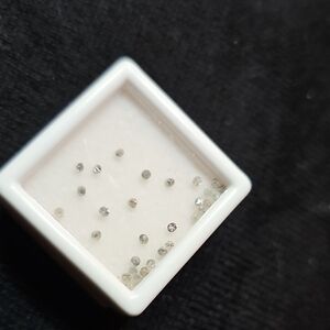 Elegant White and Silver natural diamond Gemstones lot 0.50CT